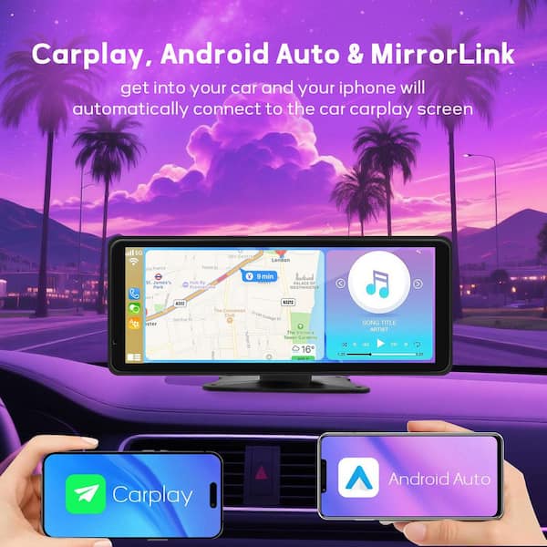 8.1 in HD Touch Car Stereo, with CarPlay, Android Auto, Touch Screen, Mirror Link, GPS Navigation