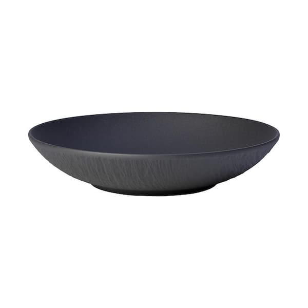 Manufacture Rock 14.5 ft. oz. Black Porcelain Pasta Bowl