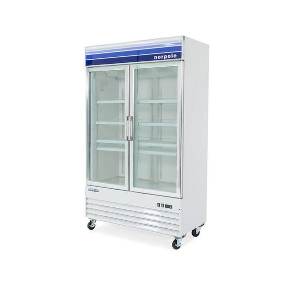 Norpole 29 cu.ft. Glass Door Reach-In Commercial Merchandiser