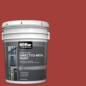 5 gal. #PPU2-16 Fire Cracker Semi-Gloss Direct to Metal Interior/Exterior Paint