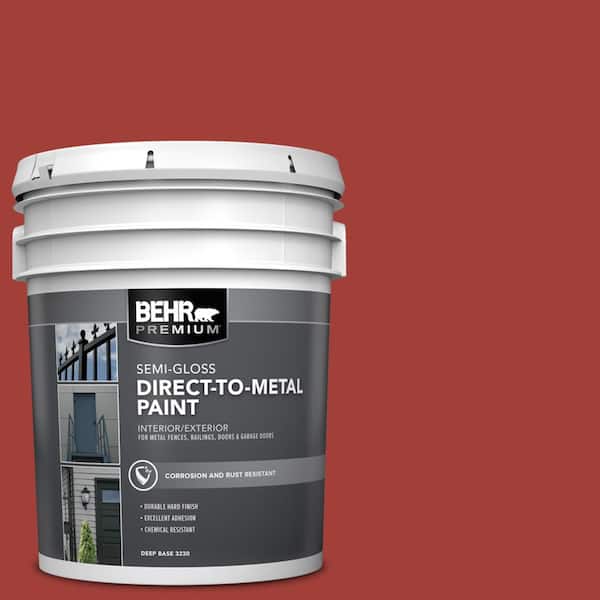 5 gal. #PPU2-16 Fire Cracker Semi-Gloss Direct to Metal Interior/Exterior Paint
