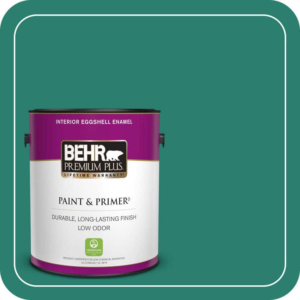 1 gal. #P440-7 Mermaid Sea Eggshell Enamel Low Odor Interior Paint & Primer price history on PriceWatchPro