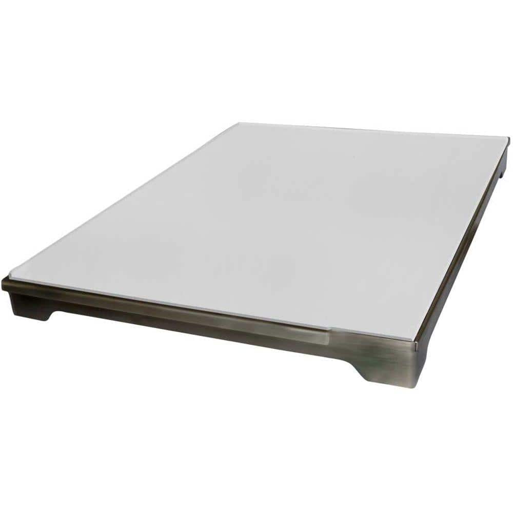 Cal Flame 20 in. Stainless Steel Pizza Brick Tray for Outdoor Grill Island -  BBQ07900