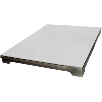 20 in. Stainless Steel Pizza Brick Tray for Outdoor Grill Island