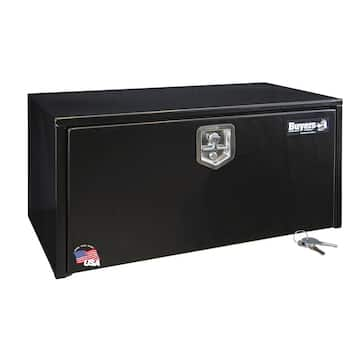 18 in. x 18 in. x 36 in. Gloss Black Steel Underbody Truck Tool Box