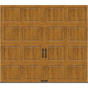 Gallery Collection 9 ft. x 7 ft. 18.4 R-Value Intellicore Insulated Solid Ultra-Grain Medium Garage Door