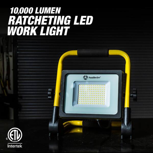 Southwire CSW10X1 10,000 Lumen Ratcheting LED Work Light