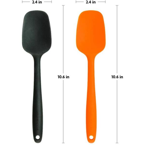 Silicone Spatulas BPA-Free Premium with Stainless Steel Core Heat-Resistant, Non-Stick Dishwasher Safe, Multi-Color Silicone Spatulas BPA-Free Premium with Stainless Steel Core Heat-Resistant, Non-Stick Dishwasher Safe, Multi-Color