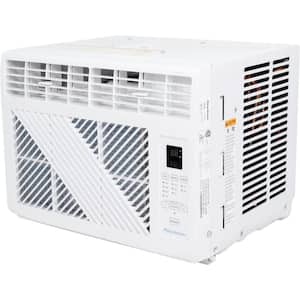 6,000 BTU Window Mounted Air Conditioner, 115-Volt, Window Air Conditioner for Rooms up to 250 sq.ft., White