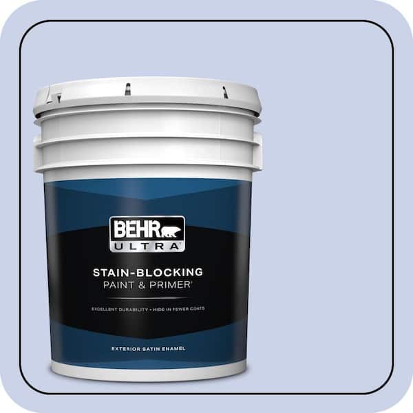 BEHR ULTRA 5 gal. #600A-2 Lazy Sunday Satin Enamel Exterior Paint & Primer