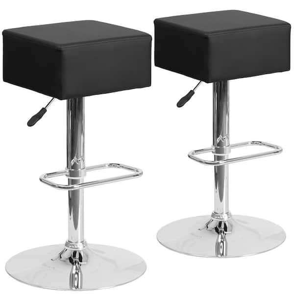 Carnegy Avenue 30.25 in Black Bar Stool (Set of 2)