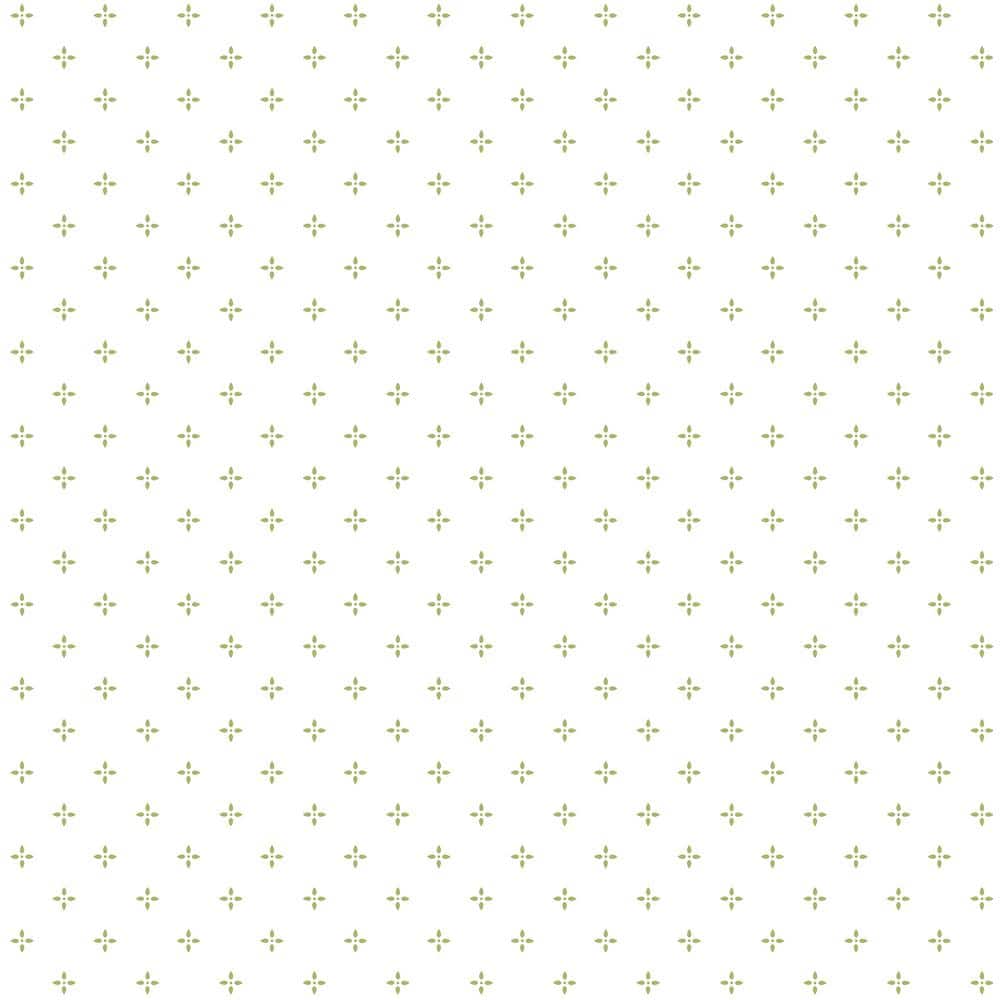 Kitchen Recipes Small Motif in Green Non-Pasted Vinyl Wallpaper