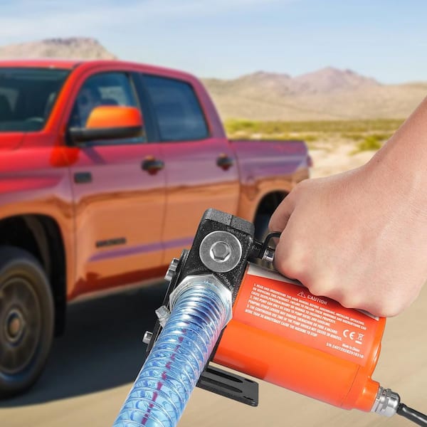 Fuel Transfer Pump 5.3 GPM 1/10 HP Portable Electric Diesel Transfer Pump for Gasoline Diesel Kerosene Methanol Blends