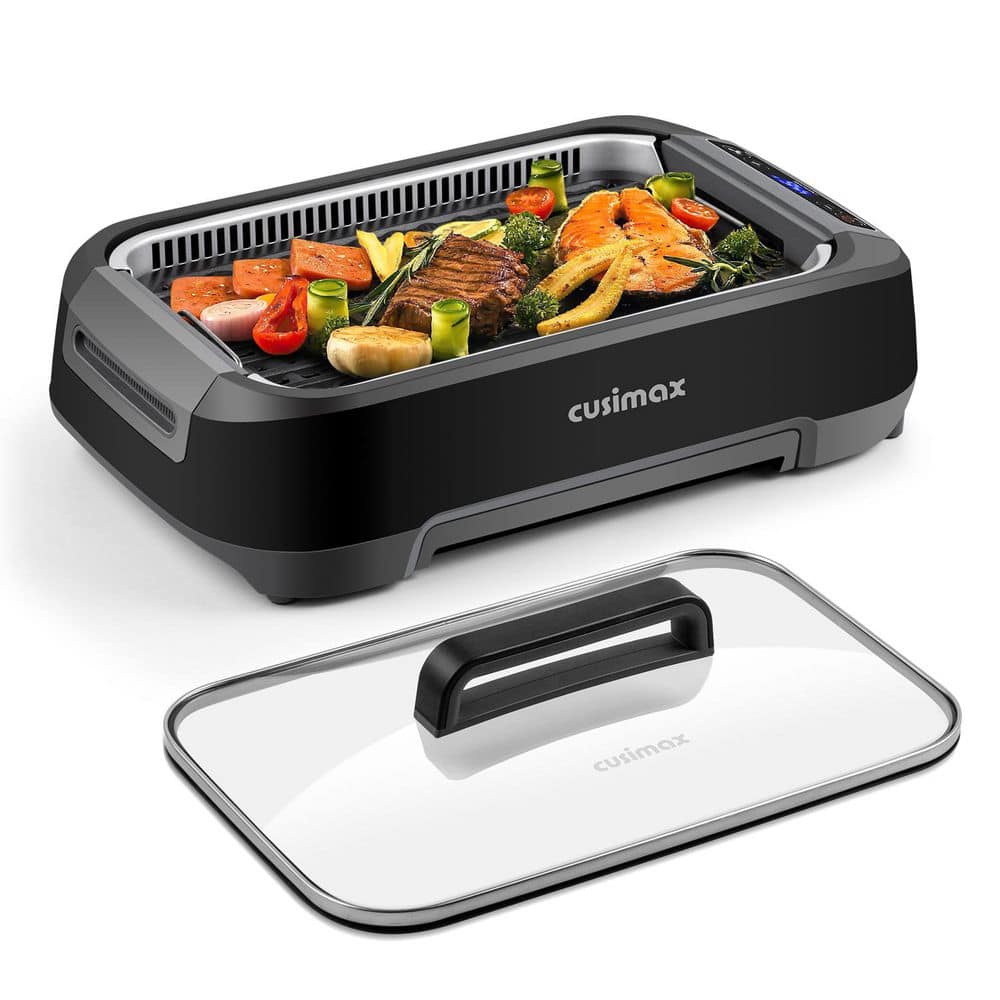 104sq. in. Black indoor grill with the Double U Heating Tubes price history on PriceWatchPro