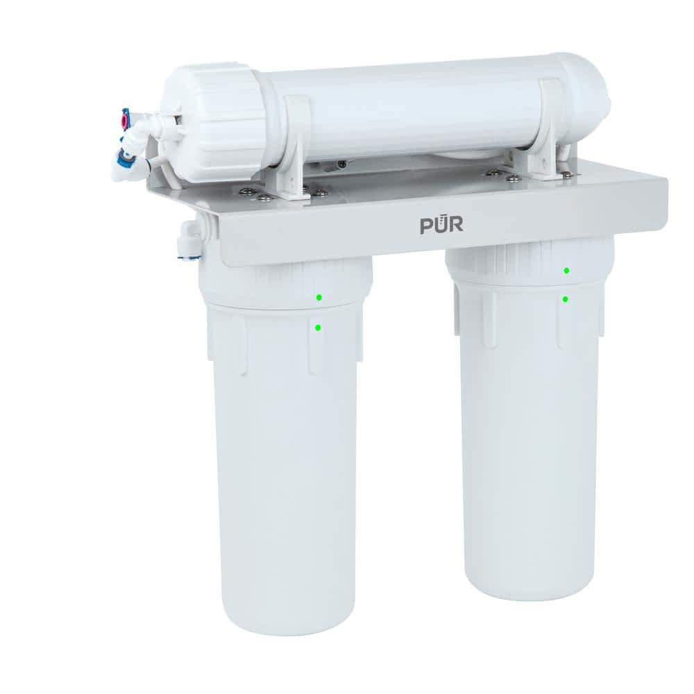 PUR 3-Stage White Under Sink Reverse Osmosis Water Filtration System