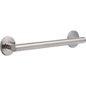 Contemporary 18 in. x 1-1/4 in. Concealed Screw ADA-Compliant Decorative Grab Bar in Stainless