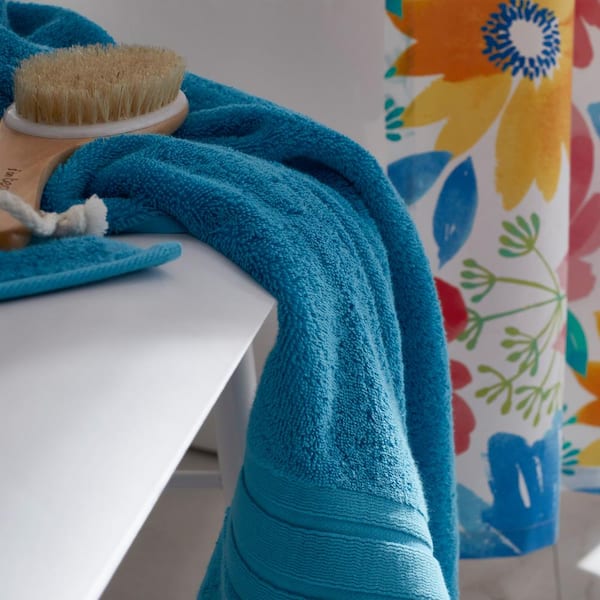 The Company Store Company Cotton 6-Piece Turquoise Turkish Cotton Bath Towel Set
