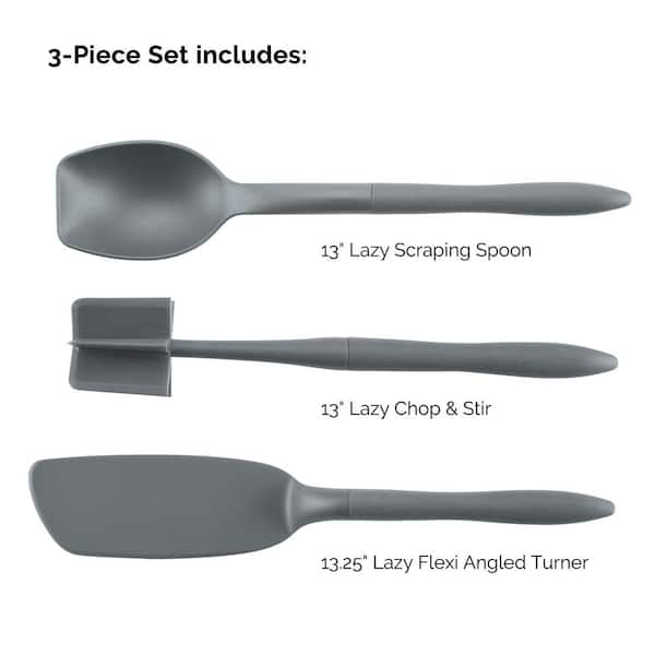 Rachael Ray Tools and Gadgets Lazy Chop and Stir, Flexi Turner, and  Scraping Spoon Set
