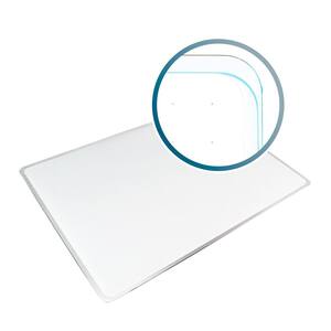 Viztex Glacier 30 in. x 40 in. White Multi-Purpose Grid Glass Dry Erase Board