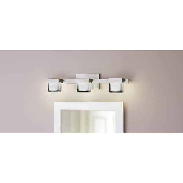 Home Decorators Collection 100W Equivalent Brushed Nickel Integrated LED Light 