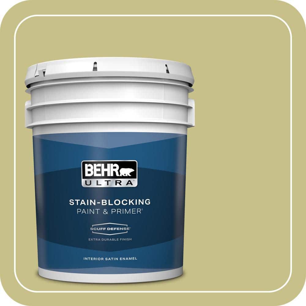 5 gal. #PPU9-11 Wheat Grass Extra Durable Satin Enamel Interior Paint & Primer price history on PriceWatchPro