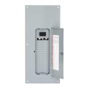 Homeline 100 Amp 30-Space 60-Circuit Indoor Main Breaker Plug-On Neutral Load Center with Cover
