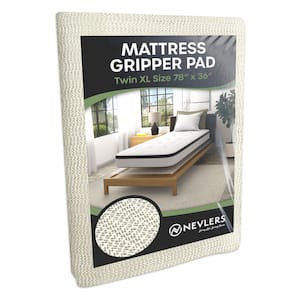 XL-Twin Size Slip Resistant Mattress Pad with Durable Grip : Prevent Mattress and Topper from Shifting (36 in. x 78 in.)