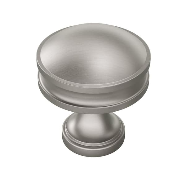 1 Pack Charmaine 1.10 in. Satin Nickel Round Cabinet Knob