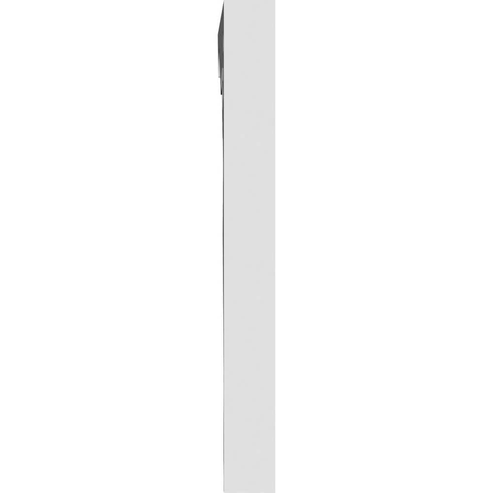 White Architectural Grade PVC Decorative Bracket, 6" Height