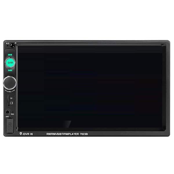 OBJLGEV Double Din Car Stereo 7 in. HD Touch Screen MP5 Player