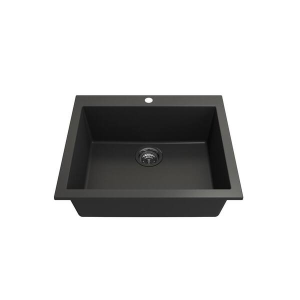 LEVANZO Dual-Mount Single Bowl w/Drain Board 1635-506-0120 - BOCCHI