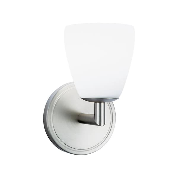 NORWELL Chancellor 1-Light Brush Nickel LED Wall Sconce
