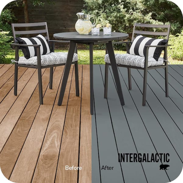BEHR DECKplus 5 gal. #N450-5 Intergalactic Solid Color