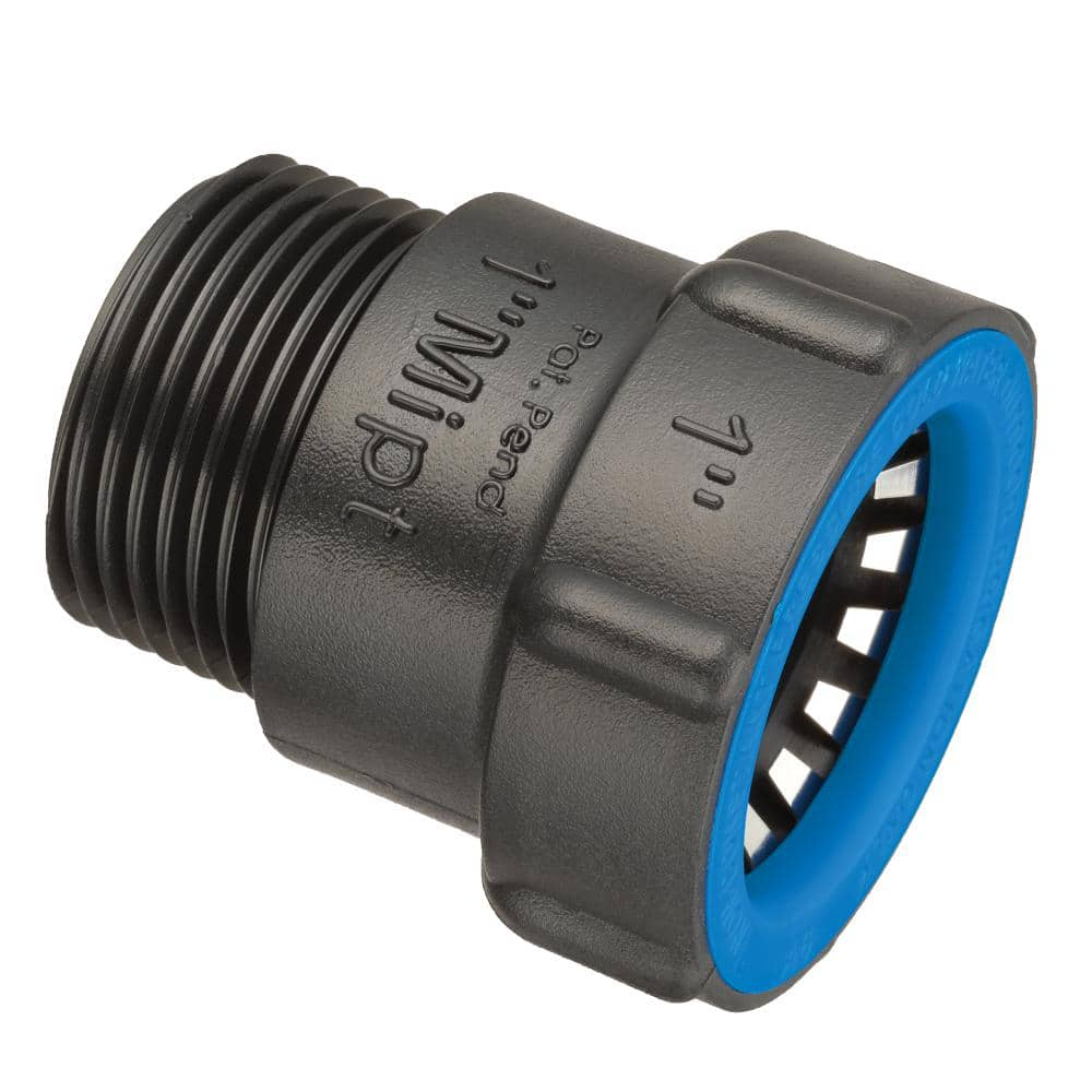 Orbit 3/4in. X 1 In. Blu-Lock 3X MPT Adapter 31678H - The Home Depot