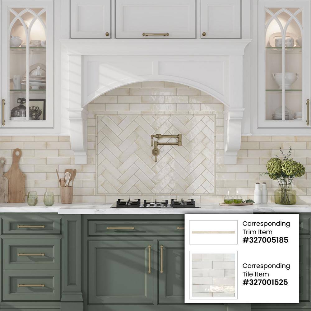 Glossy White Ceramic Subway Tile for Kitchen and Bathroom