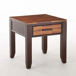 Abaco Modern 2-Tone Cherry End Table