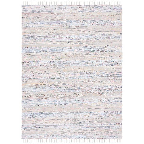 SAFAVIEH Montauk Beige/Ivory 8 ft. x 10 ft. Striped Area Rug