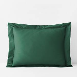 The Company Store LaCrosse Quilted Hunter Green Cotton Standard