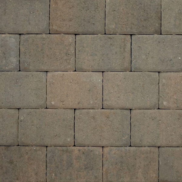 Pavestone Plaza Square 5.5 in. L x 5.5 in. W x 2.36 in. H Cypress Blend Concrete Paver