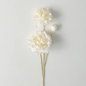 29 .5 in. Artificial Cream Peony Flower Stem