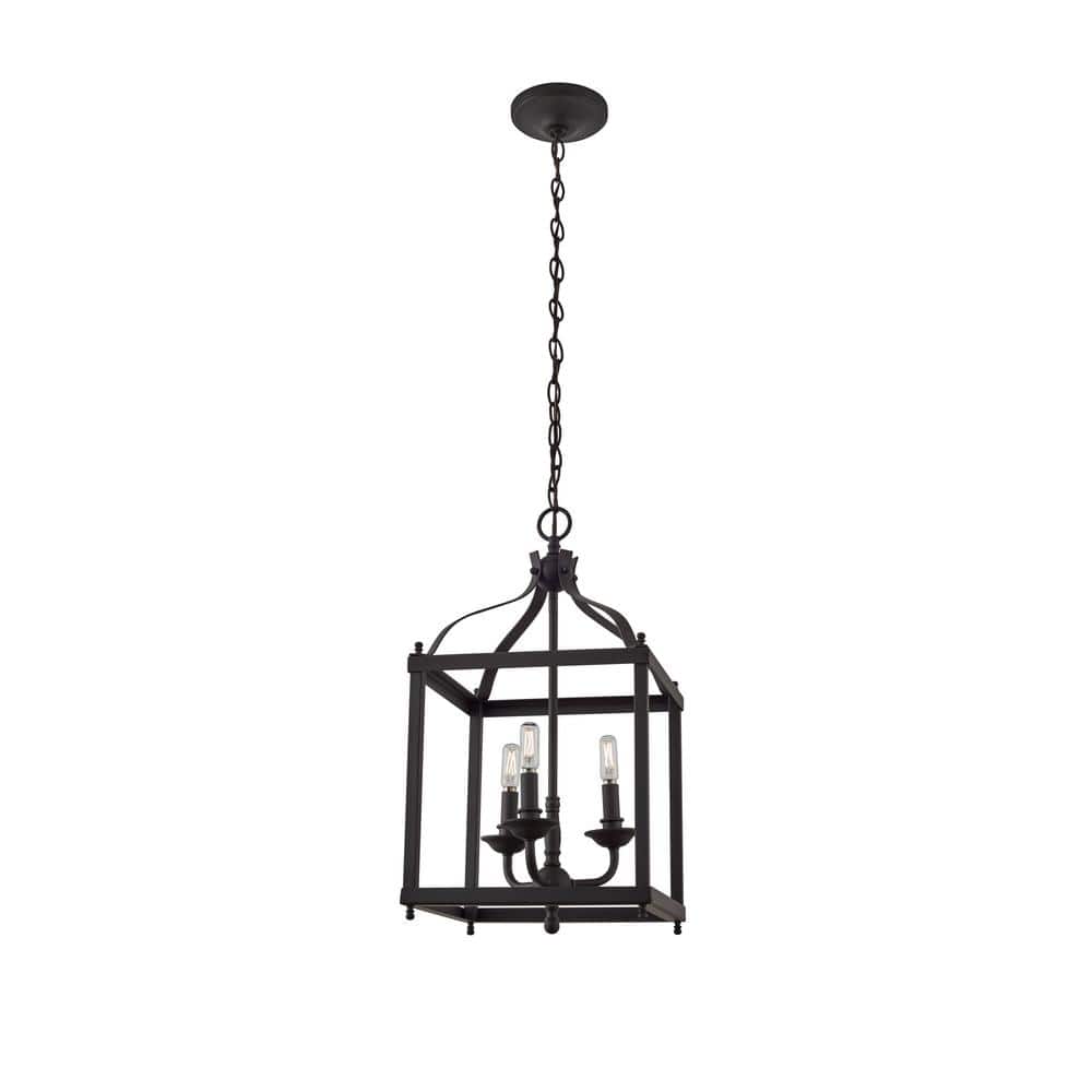 Larkin 22.25" Distressed Bronze 3-Light Pendant