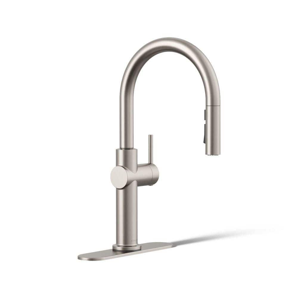 Crue 1-Handle Pull Down Sprayer Kitchen Faucet In Vibrant Stainless price history on PriceWatchPro