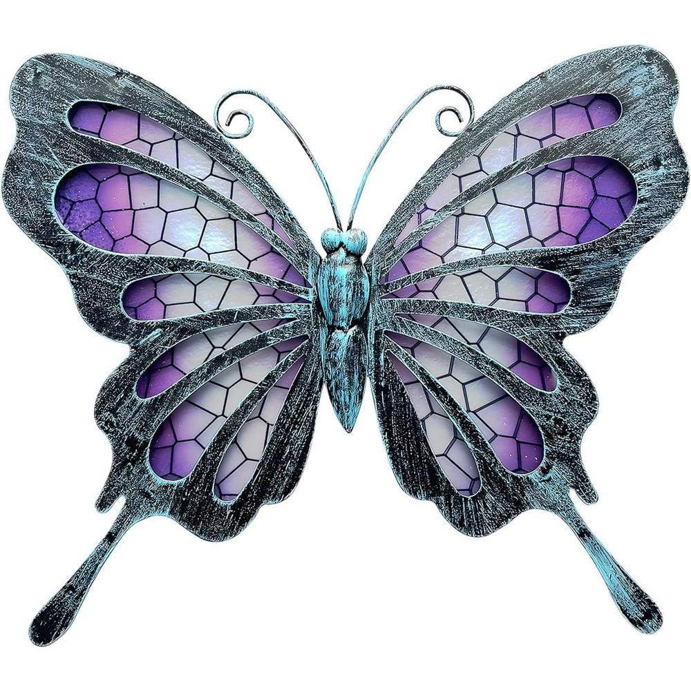 Metal Butterfly Wall Decor YNLIN388 - The Home Depot
