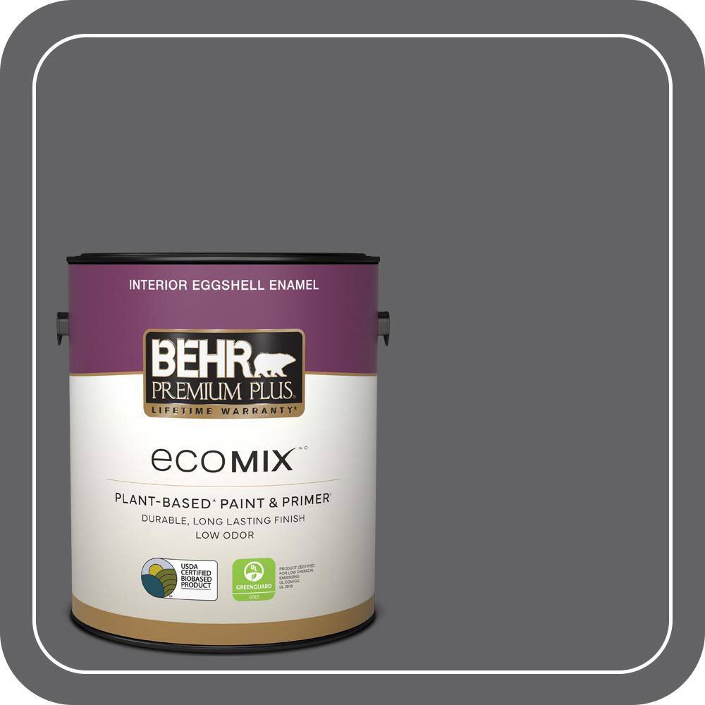 BEHR PREMIUM PLUS 1 gal. #N530-6 Digital Eggshell Enamel EcoMix Plant ...