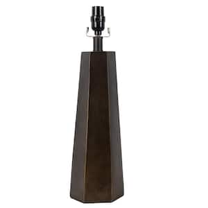 Mix and Match 20 in. H Dark Boardwalk Table Lamp Base