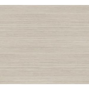 Taupe Grey Fountain Grass Textured Non-Pasted Paper Wallpaper