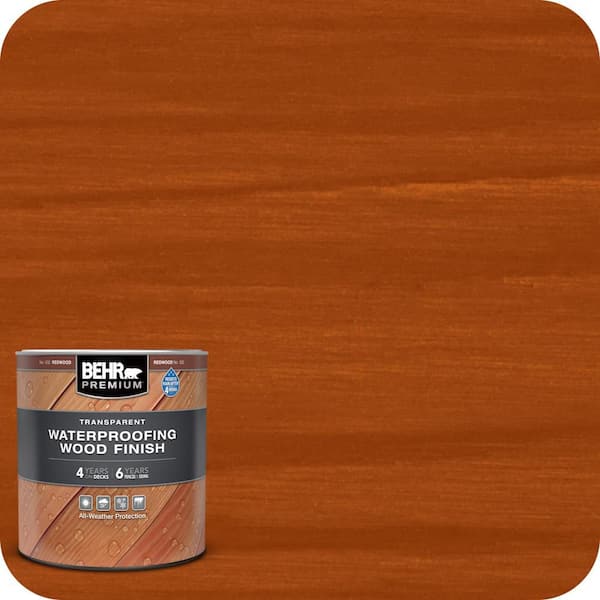 1 qt. #T-330 Redwood Transparent Waterproofing Exterior Wood Finish