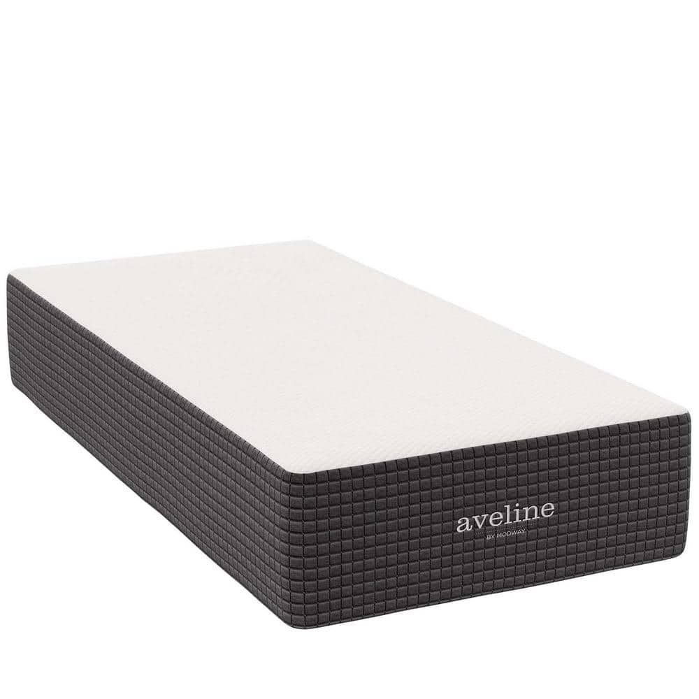 MODWAY Aveline 14 in. Firm Memory Foam Tight Top Twin Mattress