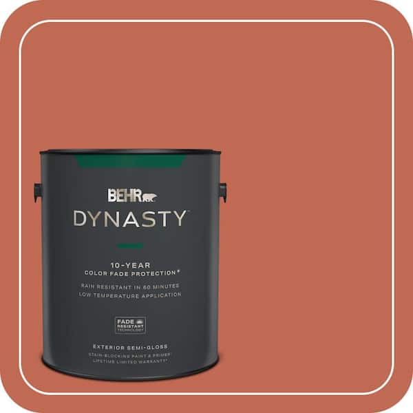 BEHR DYNASTY 1 gal. Home Decorators Collection #HDC-FL13-3 Warm Cider Semi-Gloss Exterior Stain-Blocking Paint & Primer