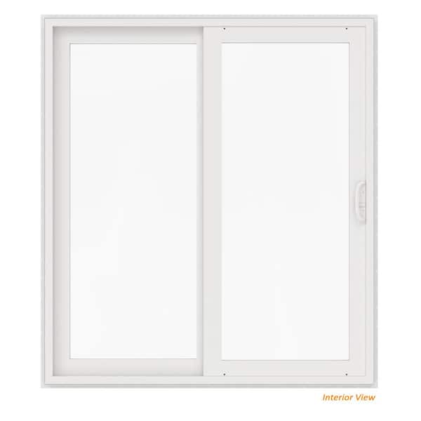 72 in. x 80 in. V-4500 White Vinyl Left-Hand Full Lite Sliding Patio Door 72 in. x 80 in. V-4500 White Vinyl Left-Hand Full Lite Sliding Patio Door